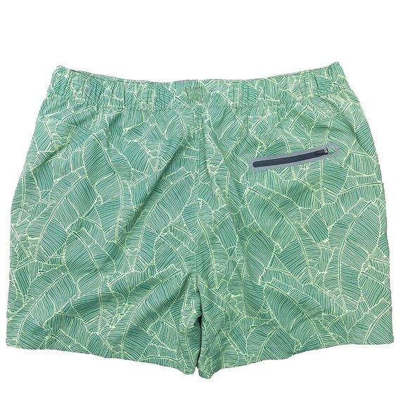 Mack Weldon Swim Trunks Shorts Men Size XXL 2XL Succulent Tropic Green 6" Inseam - Picture 3 of 5